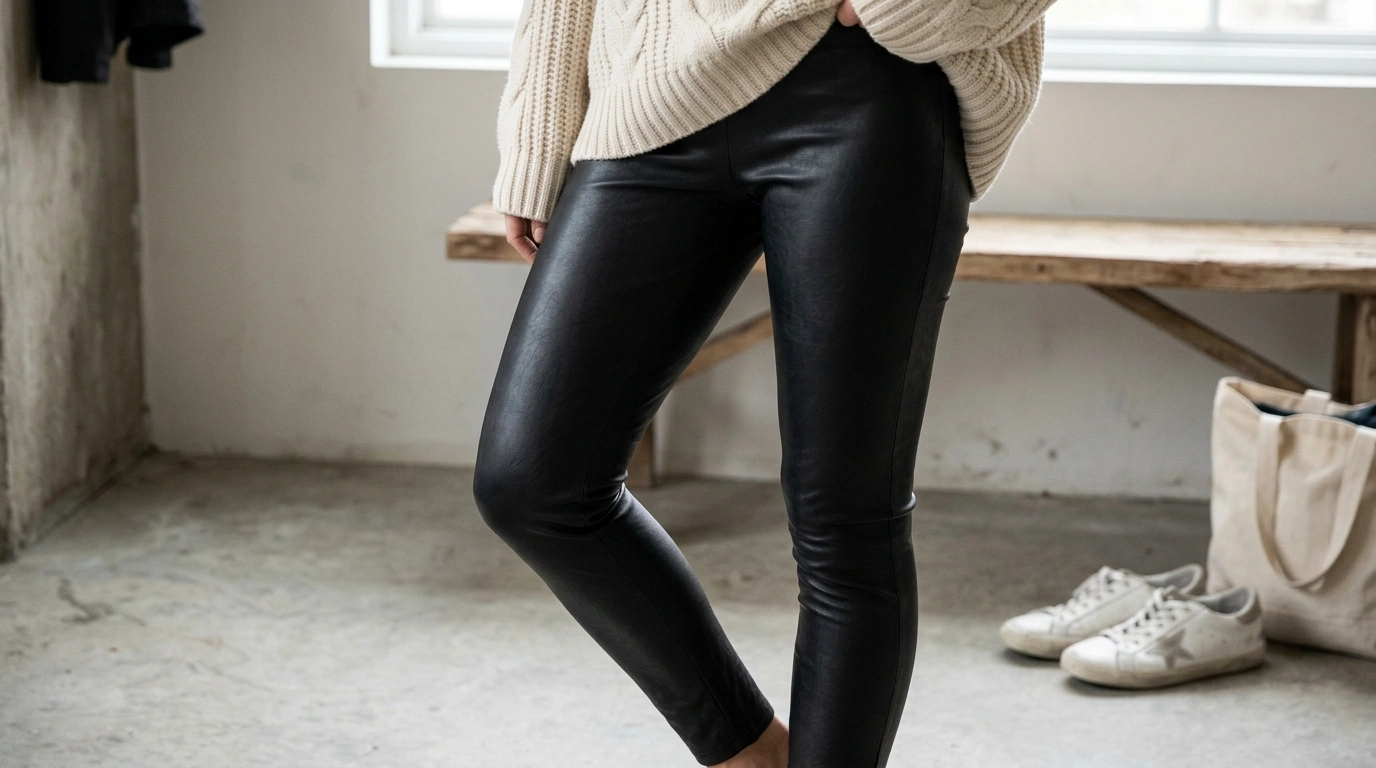 Faux Leather Leggings: Still in Style and How to Wear