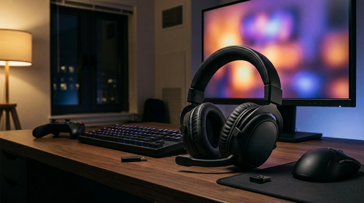 Wireless Gaming Headsets with ANC: Better Focus & Comms