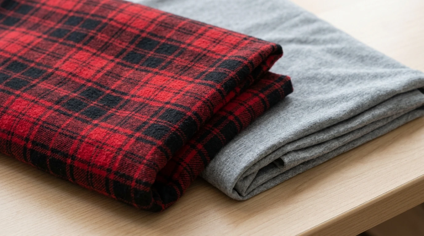 Very Soft Cotton Fabric Names: Flannel vs Jersey