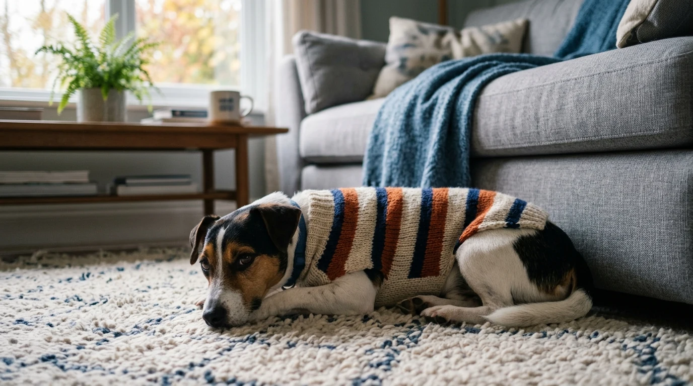 Striped Pet Sweater: Cozy Warmth for Dogs & Cats